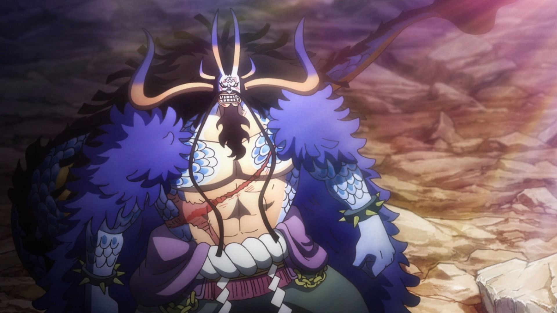 Kaido in the Wano arc of One Piece (Image via Toei Animation)